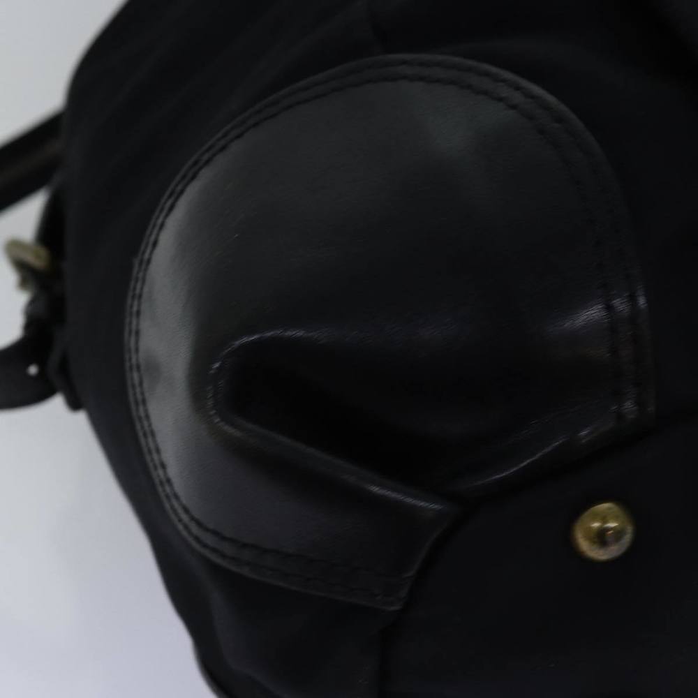BURBERRY Blue Label Tote Bag Nylon Black Auth bs14565 - Picture 15 of 16